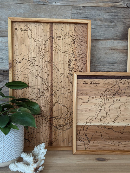 The Vanillas Mountain Bike Trail Map - Founders Edition