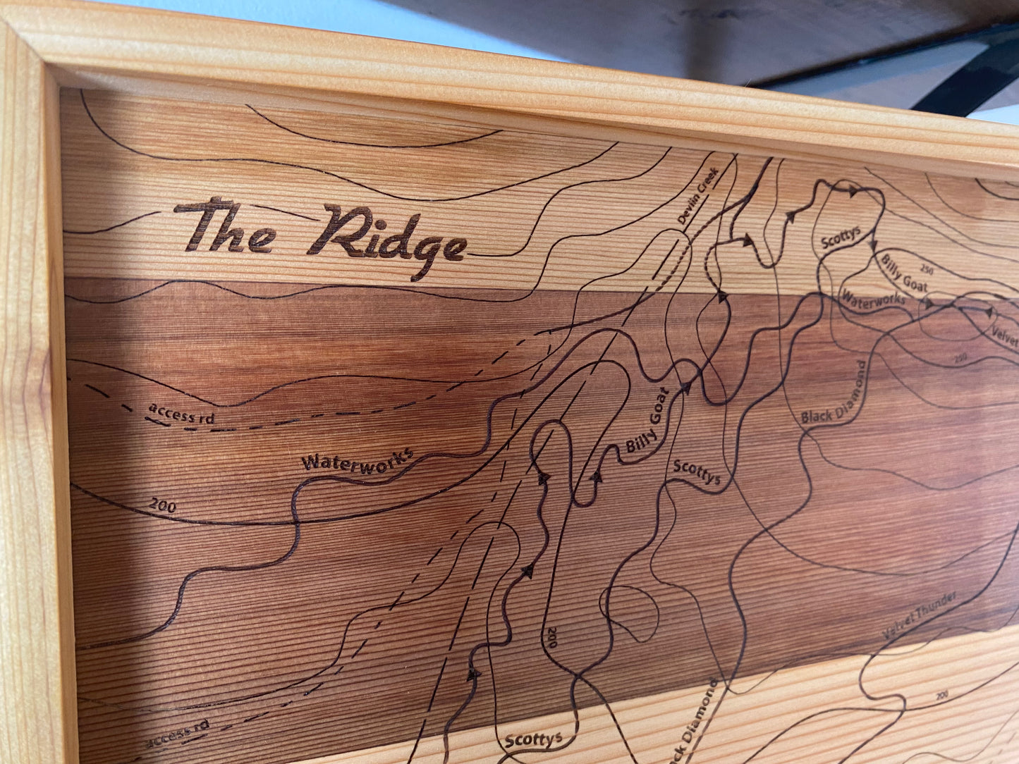 The Ridge Mountain Bike Trail Map - Founders Edition