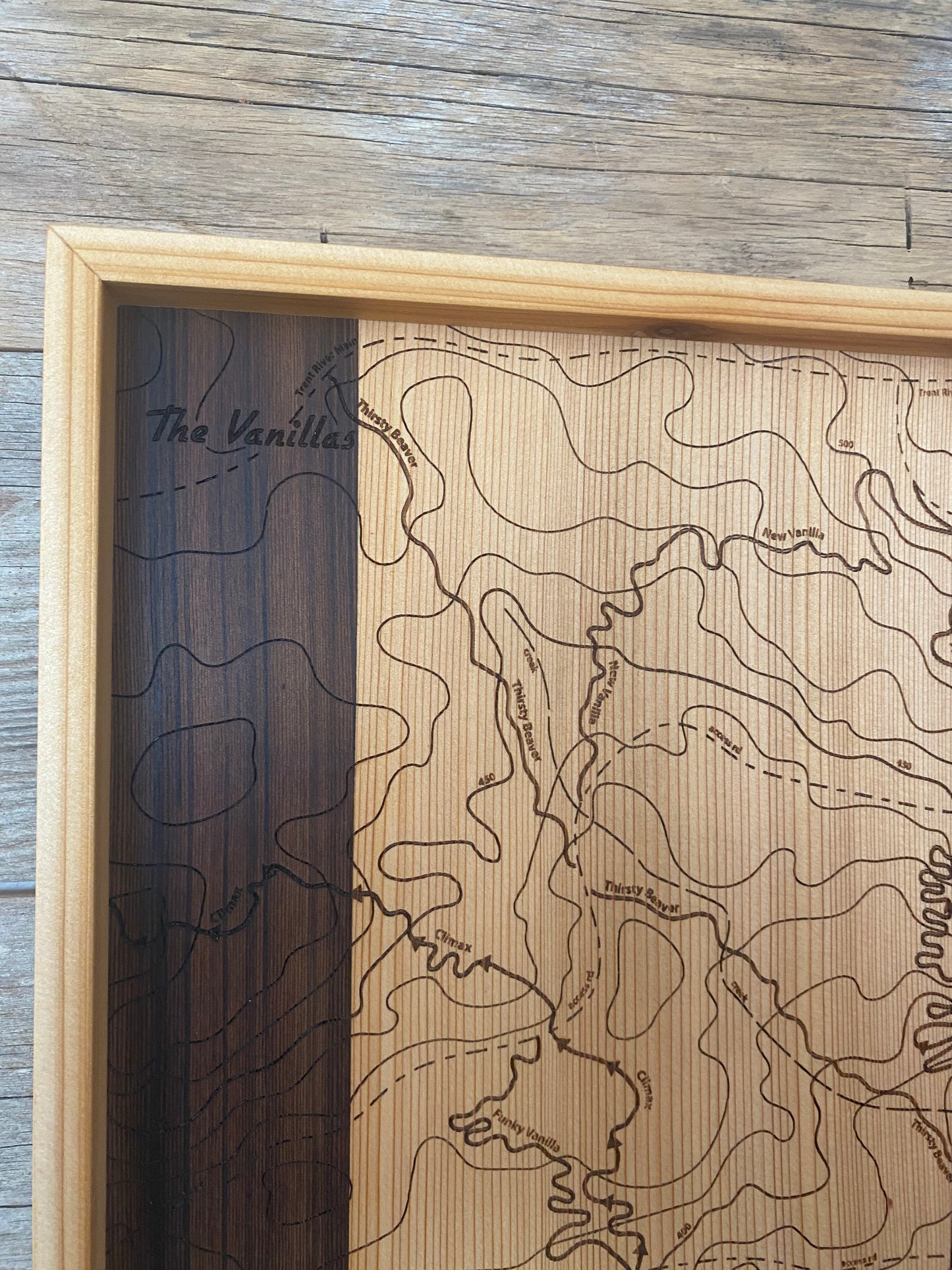 The Vanillas Mountain Bike Trail Map - Founders Edition