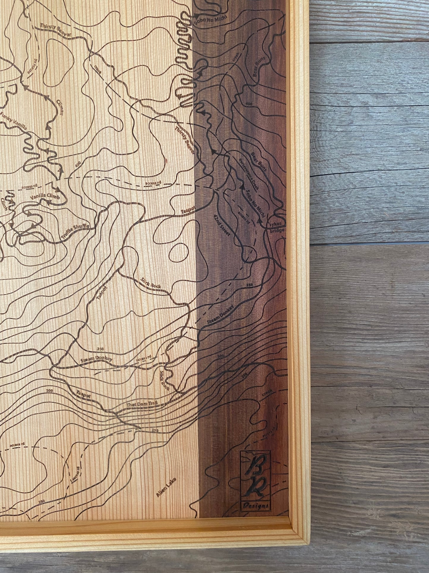 The Vanillas Mountain Bike Trail Map - Founders Edition