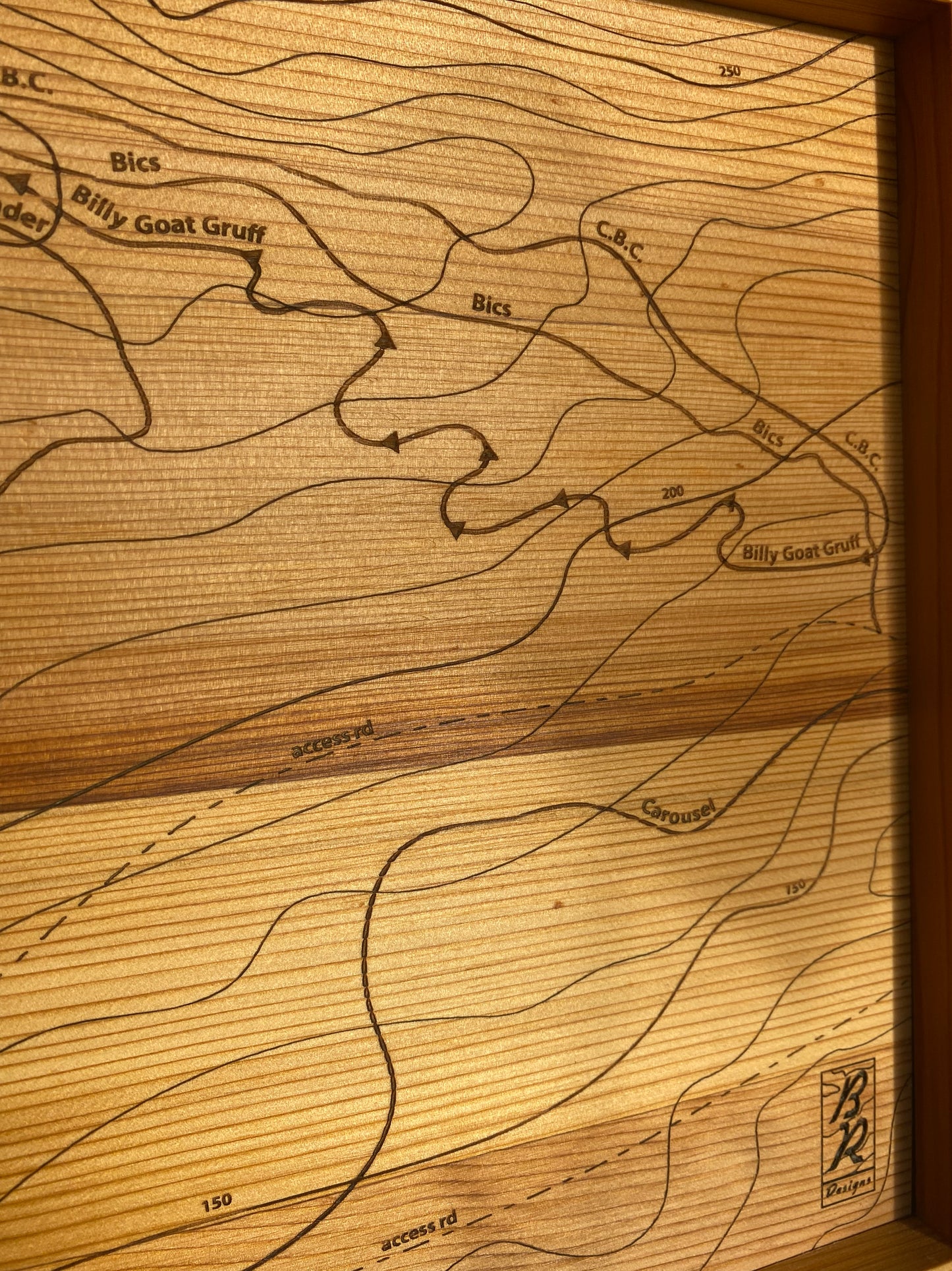 The Ridge Mountain Bike Trail Map - Founders Edition