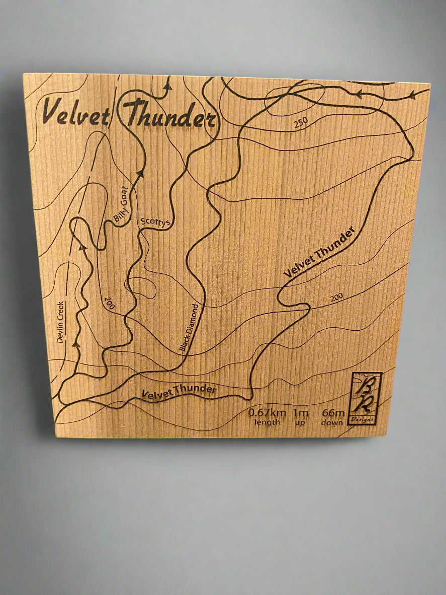 Forbidden Mountain Bike Trail Maps