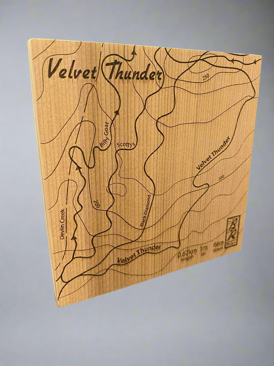 Forbidden Mountain Bike Trail Maps
