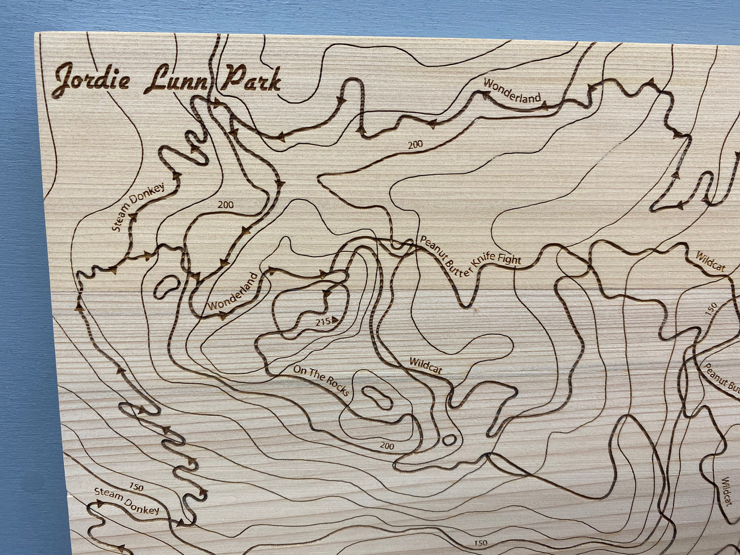 Jordie Lunn Mountain Bike Park Trail Map