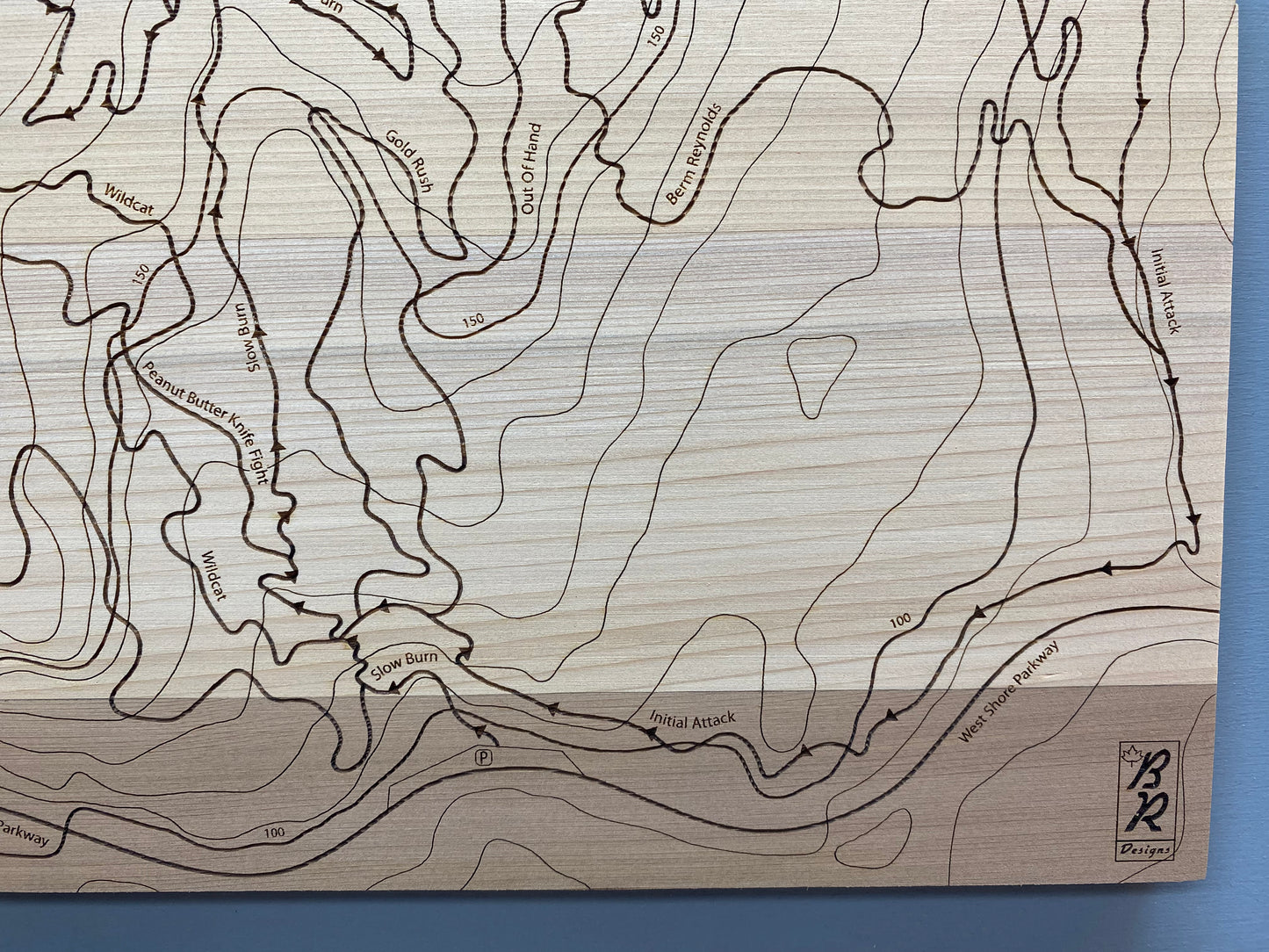 Jordie Lunn Mountain Bike Park Trail Map