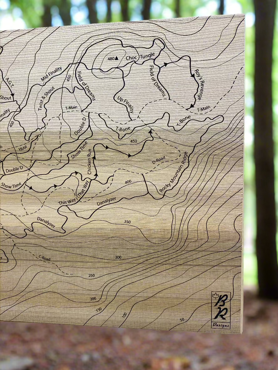 Mt. Tzouhalem Mountain Bike Trail Map