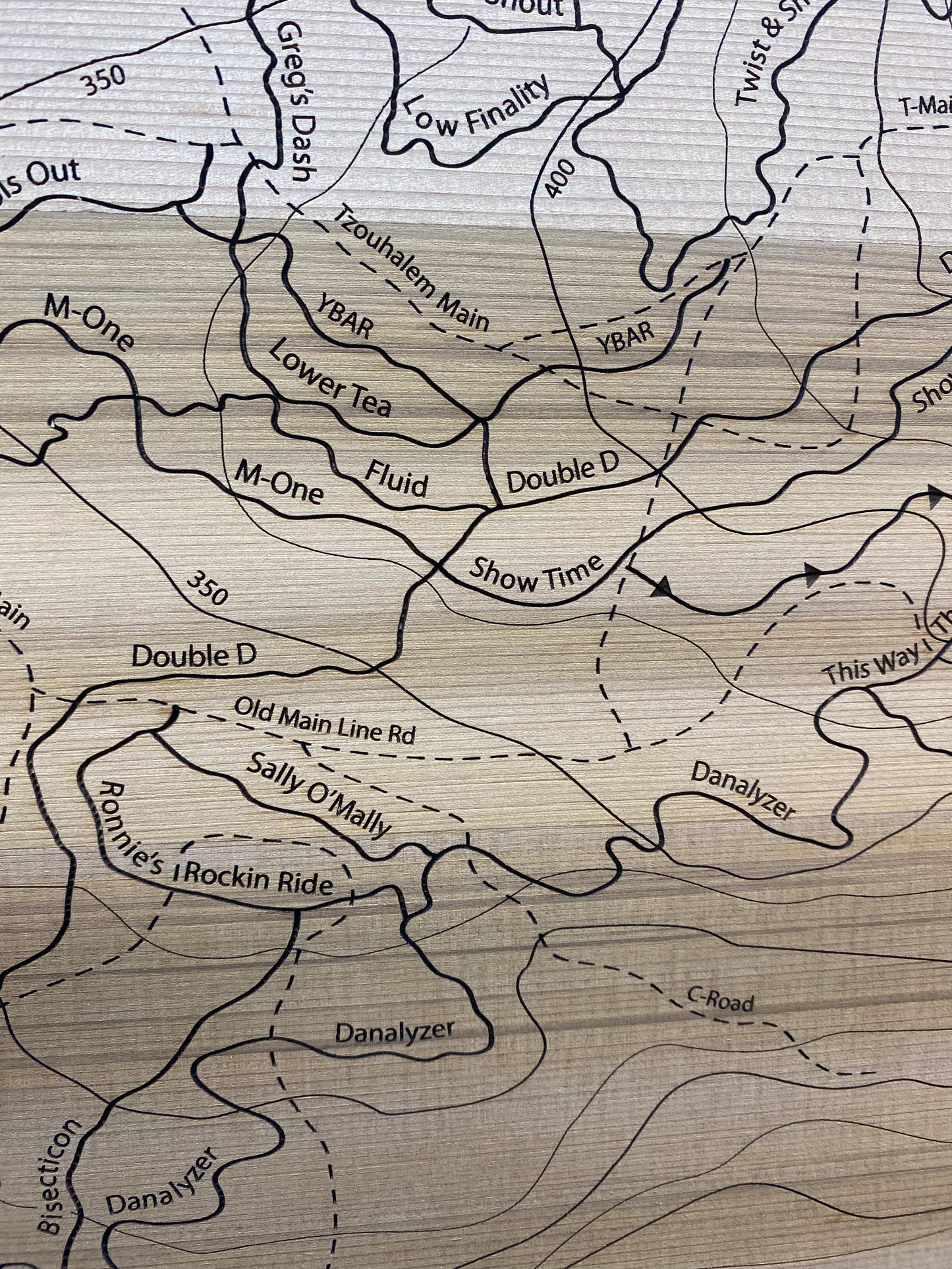 Mt. Tzouhalem Mountain Bike Trail Map