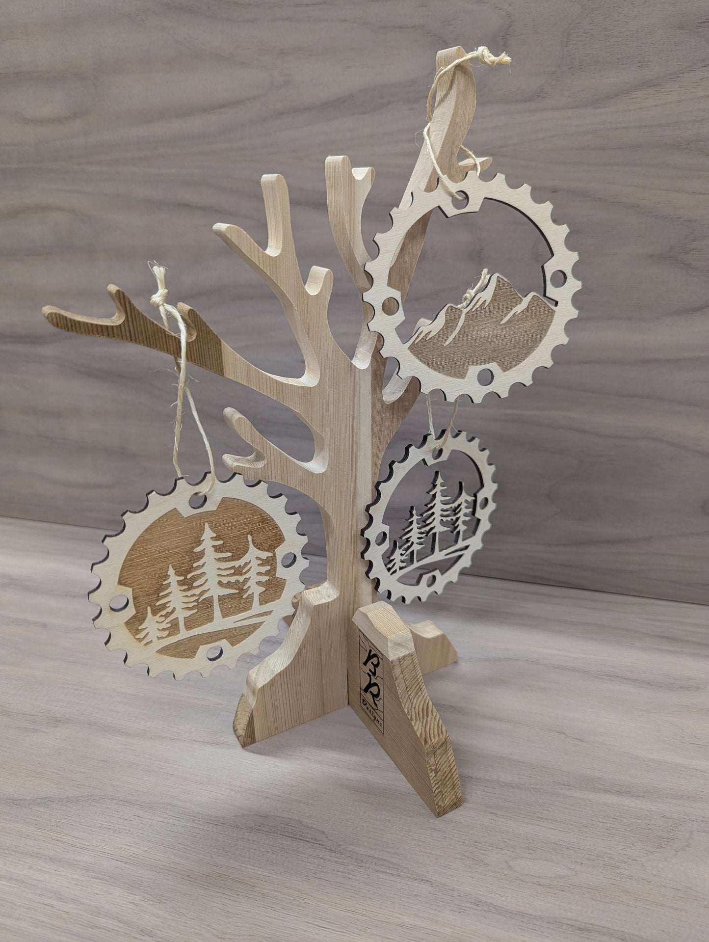 Mountain Bike Christmas Ornaments