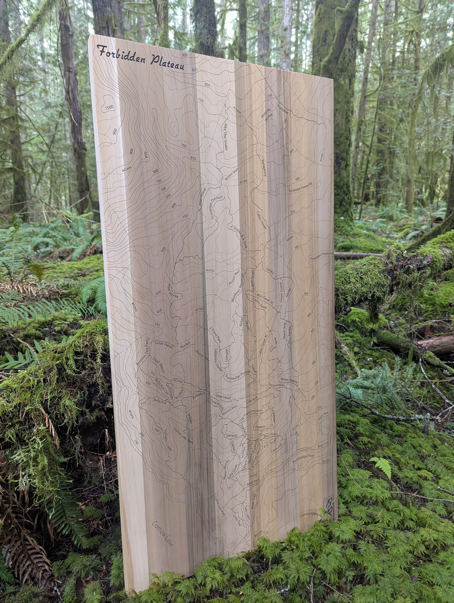 Forbidden Mountain Bike Trail Maps